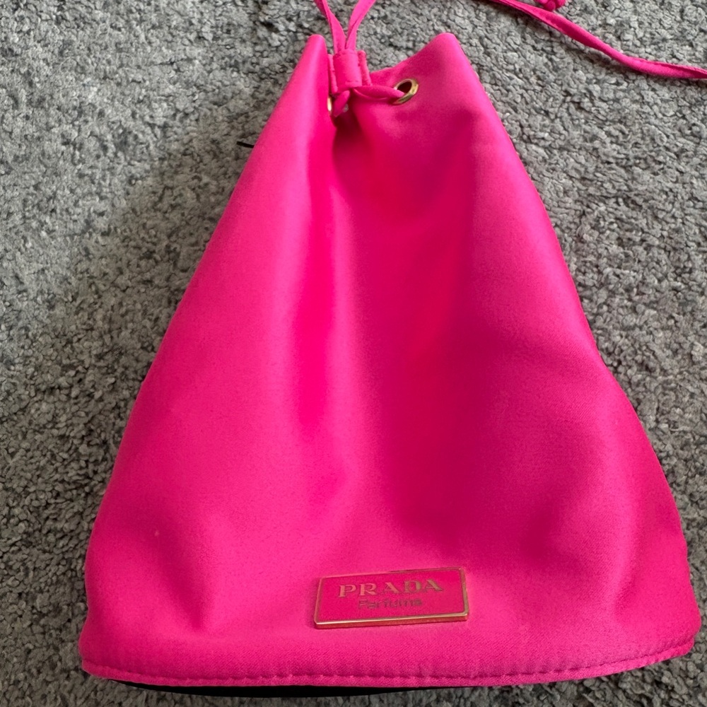Prada Parfume Fuchsia Drawstring bag